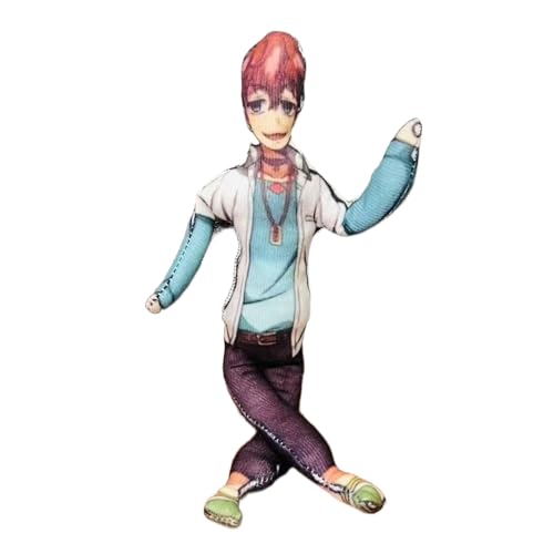 Ximman Anime Hyūga Natsuhiko weiche Figur, Statue, drehbar, weich, gefüllt, Anime, Hyūga, Natsuhiko, Merch, Kissen, lustiges interaktives Geschenk, 28 cm von Ximman