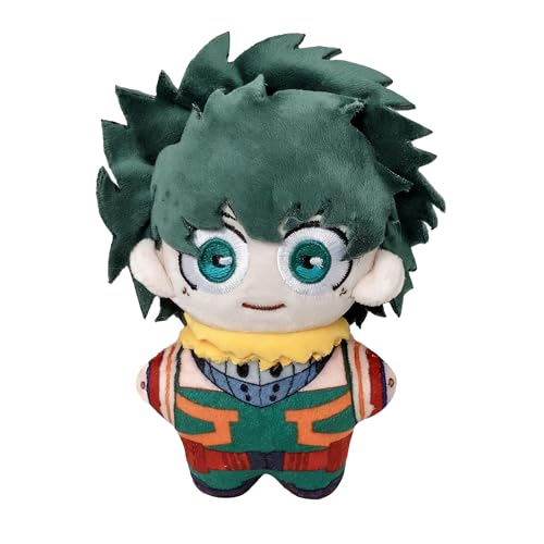 Ximman MHA Midoriya Izuku weicher Figuren-Anhänger, 10 cm, MHA-Mini-Figur, PP-Baumwolle, Stoffbeutel, Dekoration, Anhänger, Geburtstagsgeschenk von Ximman