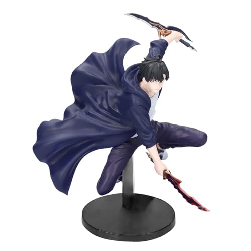 Ximman Sung Jin Woo Figur, Kampfhaltungsmodell, Anime-Figur, 13 cm, Sung Jin Woo Actionfigur, PVC-Statue, Sammelfigur, Geschenke für Fans von Ximman