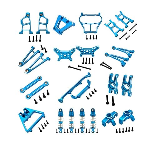 XinGeeek 1/14 Metall-Ersatzteile, Ersatzteil-Set für MJX 1/14 14211 RC Car (blau) von XinGeeek