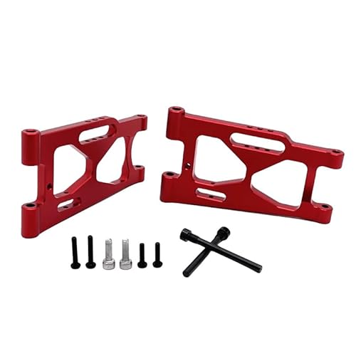 XinGeeek Aluminium Hintere untere Federung A-Arme Set für MJX Hyper Go 7303 1/17 RC Car (rot) von XinGeeek