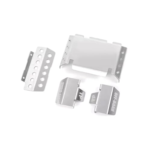 XinGeeek RC Chassis Armor Set, Edelstahl Front Middle Rear Chassis Skid Plate for 1/10 FMS FCX10 K5 RC Car XinGeeek RC Chassis Armor Set, Edelstahl Front Middle Rear Chassis Skid Plate for 1/10 FMS FCX10 K5 RC Car von XinGeeek