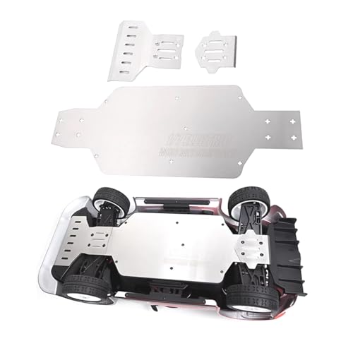 XinGeeek RC Edelstahl Chassis Armor Set Front Rear Protector Skid Plate Guard for MJX Hyper GO 1/7 7303 RC Car XinGeeek RC Edelstahl Chassis Armor Set Front Rear Protector Skid Plate Guard for MJX Hyper GO 1/7 7303 RC Car von XinGeeek