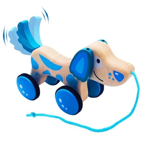 Wooden Pull Dog Toy Wooden Walk Pull Along Toy with String Toy Montessori Toddler Pull Toys for Walking Toddlers Wooden Pull Dog Toy Wooden Walk Pull Along Toy with String Toy Montessori Toddler Pull Toys for Walking Toddlers von XinSeYuAN