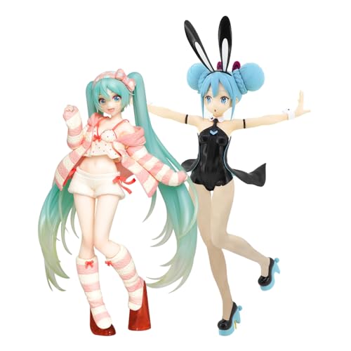 2PCS Miku Figur Statue Miku Action Figur Modell, Anime Bunny Girl Figuren Miku Skulptur Standing Position Modell 20CM PVC Sammlerstücke Desktop Dekoration Geschenk für Fans 2PCS Miku Figur Statue Miku Action Figur Modell, Anime Bunny Girl Figuren Miku Skulptur Standing Position Modell 20CM PVC Sammlerstücke Desktop Dekoration Geschenk für Fans von Xinchangda