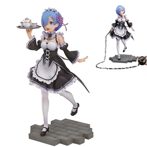 Anime-Figur, Rem-Figuren, 22,5 cm, kann das Gesicht ändern, Statue, Modell, handgefertigte Actionfigur, Desktop-Dekoration, Ornamente, Sammlerstück Anime-Figur, Rem-Figuren, 22,5 cm, kann das Gesicht ändern, Statue, Modell, handgefertigte Actionfigur, Desktop-Dekoration, Ornamente, Sammlerstück von Xinchangda