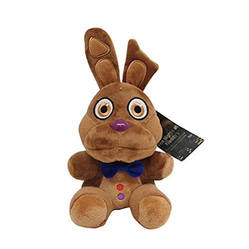 Xinchangda FNAF Plüschtier, niedliches Fünf-Nächte-Spiel, Plüsch, Sicherheitsverletzung, Plüschpuppe, Kinder, Urlaub, Geburtstagsgeschenk, 18 cm Xinchangda FNAF Plüschtier, niedliches Fünf-Nächte-Spiel, Plüsch, Sicherheitsverletzung, Plüschpuppe, Kinder, Urlaub, Geburtstagsgeschenk, 18 cm von Xinchangda