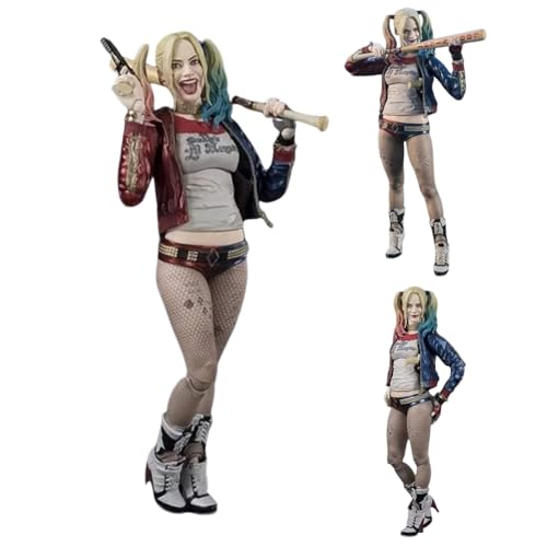 Harley Figur veränderbares Gesicht bewegliche Anime-Figur Statue 19 cm Harley Actionfiguren Sammlerstücke Desktop-Dekoration Geschenk für Fans von Xinchangda