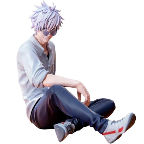 JJK Anime Gojo Satoru Figur Anime Weißes Hemd Gojo Satoru Figur Statue 10CM PVC Sammlung Modell Dekoration Geschenk von Xinchangda