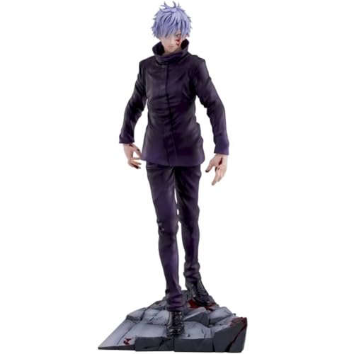 JJK Figur Anime Gojo Satoru Figur Statue, 26CM PVC Geto Suguru Action Figur Modell Kämpfe Stile with Basis Decoration Sammlerstücke Geschenk von Xinchangda