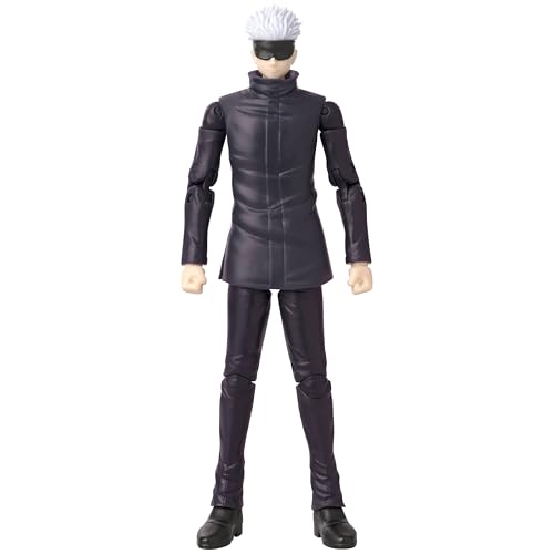 JJK Gojo Satoru Figur Anime Gojo Satoru Figur Modell Super Action Statue Movable Change Hände Accessories Figuren, Schwarze Uniform Standing Position Sculpture Sammlerstücke Dekoration 17CM JJK Gojo Satoru Figur Anime Gojo Satoru Figur Modell Super Action Statue Movable Change Hände Accessories Figuren, Schwarze Uniform Standing Position Sculpture Sammlerstücke Dekoration 17CM von Xinchangda