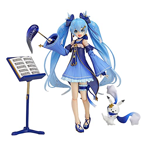 Miku Figur Miku Figurine Anime Figuren Miku‘s Action Figur Mdell, Movable Change Head Accessories Super Action Statue Sculpture Standing Position Sammlung Decoration Geschenk 13.5CM Miku Figur Miku Figurine Anime Figuren Miku‘s Action Figur Mdell, Movable Change Head Accessories Super Action Statue Sculpture Standing Position Sammlung Decoration Geschenk 13.5CM von Xinchangda