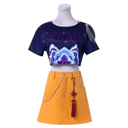Rumi Cosplay Kostüm Mira/Zoey Cosplay Outfit Kurze Jacke Crop Top Rock Komplettes Set Anime Cosplays Rollenspiel Uniform Bühnenaufführung Halloween Weihnachten Karneval Party Dress Up Anzug für Frauen Rumi Cosplay Kostüm Mira/Zoey Cosplay Outfit Kurze Jacke Crop Top Rock Komplettes Set Anime Cosplays Rollenspiel Uniform Bühnenaufführung Halloween Weihnachten Karneval Party Dress Up Anzug für Frauen von Xinchangda