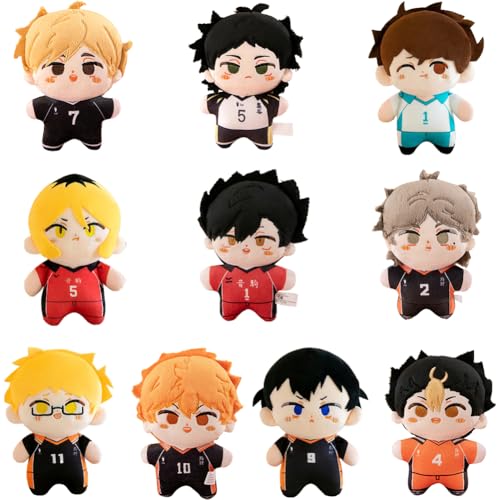 Shoyo Hinata Stofffigur Tobio Kageyama Kissen Kozume Kenma Kissen Kuroo Tetsurou Schlüsselanhänger Nishinoya Yu Anhänger, Anime Stofffigur Sofa Bett Auto Dekoration Ornament Sammlerstücke Geschenk Shoyo Hinata Stofffigur Tobio Kageyama Kissen Kozume Kenma Kissen Kuroo Tetsurou Schlüsselanhänger Nishinoya Yu Anhänger, Anime Stofffigur Sofa Bett Auto Dekoration Ornament Sammlerstücke Geschenk von Xinchangda