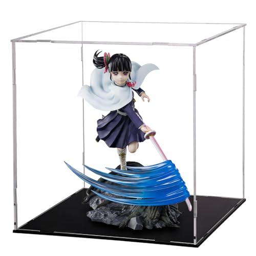 Tsuyuri Kanao Figur Agatsuma Zen'itsu Action Figur Anime Kamado Tanjiro Figuren Modell mit Acryl Display Case, Kämpfer Position mit Basis Sculpture Sammlerstücke Decoration Geschenk 15CM von Xinchangda