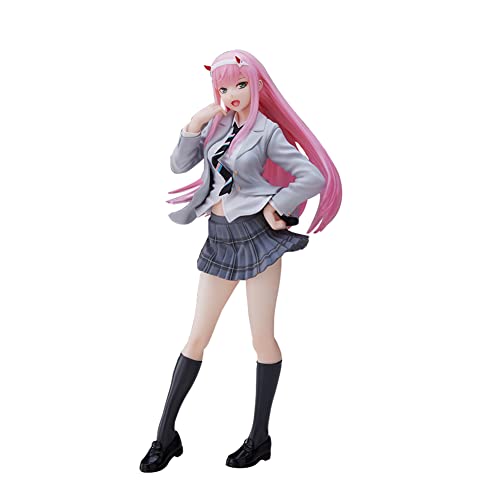 Xinchangda Anime Darling in the Franxxx Figur, 02/Zero Two Action Figures PVC Toys Cartoon Modell Display Puppen Desktop Ornamente Geschenke für Kinder von Xinchangda