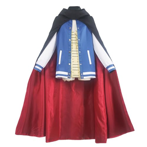 Xinchangda Ayase Momo Cosplay Kostüm Ayase Momo Oma Cosplay Outfit, Blau Hoodies Umhang und Weiß Gestreiftes Top Lila Kurz Komplettes Set Anime Cosplays Halloween Weihnachten Karneval Rollenspiel Xinchangda Ayase Momo Cosplay Kostüm Ayase Momo Oma Cosplay Outfit, Blau Hoodies Umhang und Weiß Gestreiftes Top Lila Kurz Komplettes Set Anime Cosplays Halloween Weihnachten Karneval Rollenspiel von Xinchangda