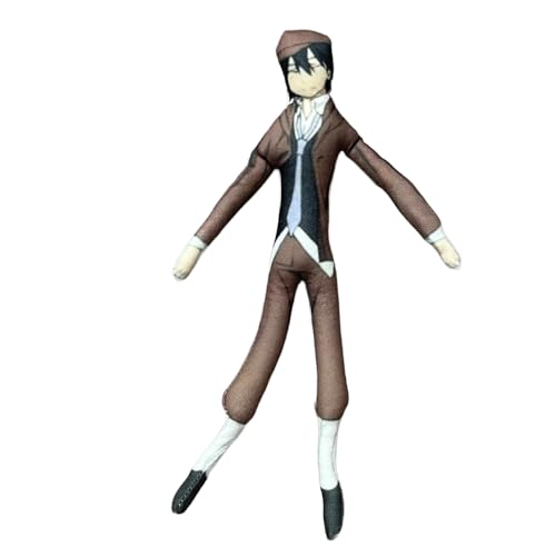 Xinchangda BSD Dazai Osamu Stofffigur Nakajima Atsushi Kissen Nakahara Chuuya Kissen, Anime weiche Figur, drehbar mit Eisendraht, Skelett, Sofa, Bett, Auto, Dekoration, Ornament, Sammlerstücke Xinchangda BSD Dazai Osamu Stofffigur Nakajima Atsushi Kissen Nakahara Chuuya Kissen, Anime weiche Figur, drehbar mit Eisendraht, Skelett, Sofa, Bett, Auto, Dekoration, Ornament, Sammlerstücke von Xinchangda