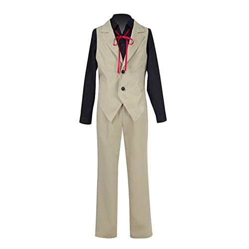 Xinchangda BSD Kunikida Doppo Cosplay Kostüm Dazai Osamu Cosplay Outfits Braun Uniform Anzug Weste Hose Shirt Komplettes Set Anime Cosplays Outfit Halloween Weihnachten Karneval Party Rollenspiel Xinchangda BSD Kunikida Doppo Cosplay Kostüm Dazai Osamu Cosplay Outfits Braun Uniform Anzug Weste Hose Shirt Komplettes Set Anime Cosplays Outfit Halloween Weihnachten Karneval Party Rollenspiel von Xinchangda