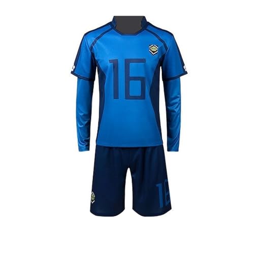 Xinchangda Blue Lock Cosplay Kostüm Reo Mikage Seishiro Nagi Sportswear Set Rin Itoshi Fußball Trainingsanzug Anime Cosplay Halloween Kostüm Outfits von Xinchangda