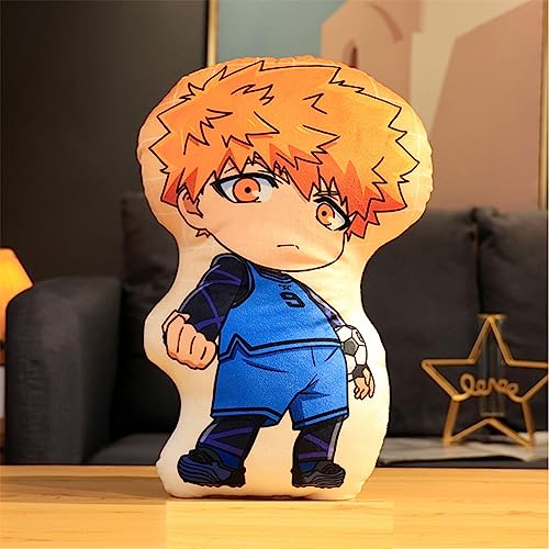 Xinchangda Blue Lock Plüschkissen, Anime Kunjin Kensuke, weich, niedlich, bedruckt, Plüschfigur, gefülltes Plüsch, Geburtstagsgeschenk für Mädchen und Jungen Xinchangda Blue Lock Plüschkissen, Anime Kunjin Kensuke, weich, niedlich, bedruckt, Plüschfigur, gefülltes Plüsch, Geburtstagsgeschenk für Mädchen und Jungen von Xinchangda