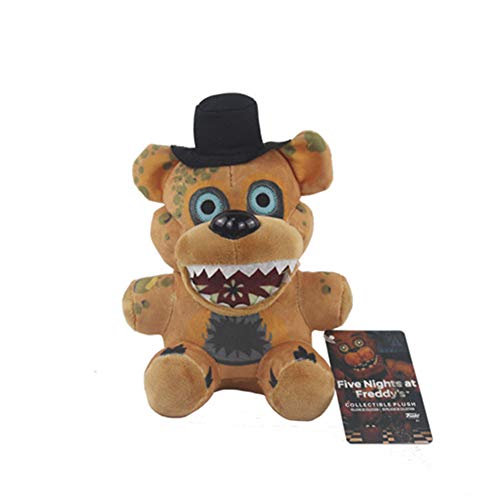 Xinchangda FNAF Plüschtier, niedliches Fünf-Nächte-Spiel, Plüschtier, Fnaf, Kinderspielzeug, Stofftierpuppe, Bonnie-Bär, Fuchs, Wolf, Kaninchen, Urlaub, Geburtstag, Kindergeschenk von Xinchangda