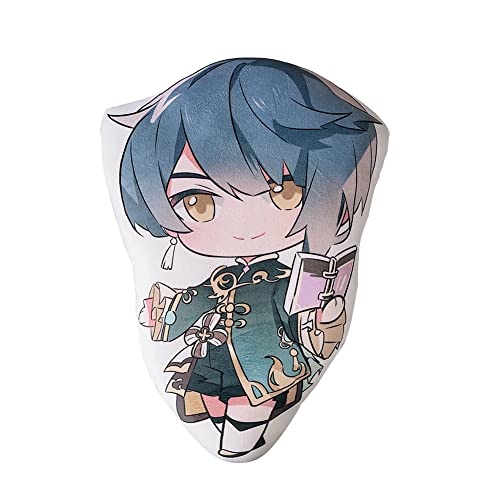Xinchangda Furina Kissen Figur Spiel Cartoon Klee/Xiao/ZhongLi/Aether gefülltes Kissen Heimdekoration Anime-Figuren für Spielefans 45 cm von Xinchangda