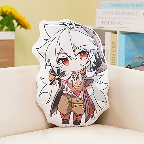 Xinchangda Furina Kissen Figur Spiel Cartoon Klee/Xiao/ZhongLi/Aether gefülltes Kissen Heimdekoration Anime-Figuren für Spielefans 45 cm von Xinchangda