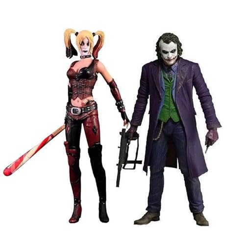 Xinchangda Heath Ledger und Harley-Figur, bewegliche Anime-Figur, handgefertigte PVC-Modelle, Sammlerstücke, Statue, Desktop-Dekoration, Geschenk für Fans, 2 Stück Xinchangda Heath Ledger und Harley-Figur, bewegliche Anime-Figur, handgefertigte PVC-Modelle, Sammlerstücke, Statue, Desktop-Dekoration, Geschenk für Fans, 2 Stück von Xinchangda