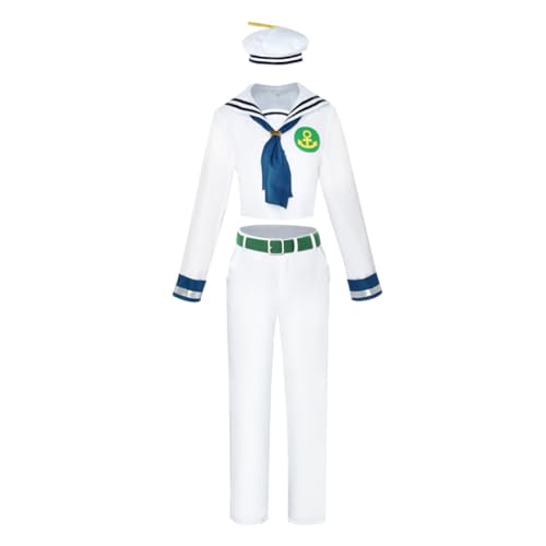 Xinchangda Higashikata Josuke Cosplay Kostüm Anime Abenteuer Cosplay Outfit Halloween Weihnachten Party Uniformen Komplettes Set von Xinchangda