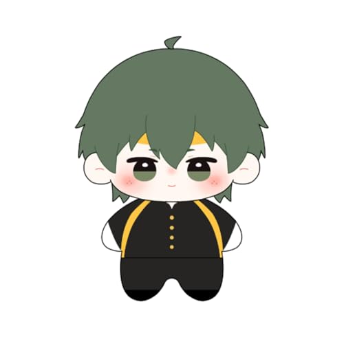Xinchangda Hinata Shoyo Anime Kuschelfigur Kuroo Tetsurou gefülltes Wurfkissen, Sammlerstücke, 10 cm, niedlicher Kozume Kenma, Plüsch-Schlüsselanhänger, Rucksack-Dekoration von Xinchangda