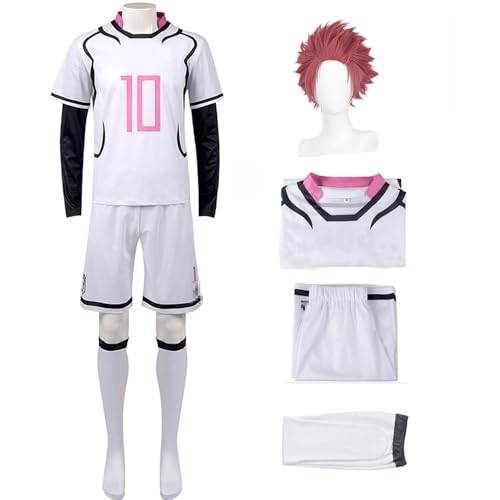 Xinchangda Itoshi Sae Fußballtrikot-Set, Teenager, Erwachsene, Anime, Fußball, Training, Trikot, Shorts, Socken, Set, Halloween, Cosplay-Kostüm Xinchangda Itoshi Sae Fußballtrikot-Set, Teenager, Erwachsene, Anime, Fußball, Training, Trikot, Shorts, Socken, Set, Halloween, Cosplay-Kostüm von Xinchangda