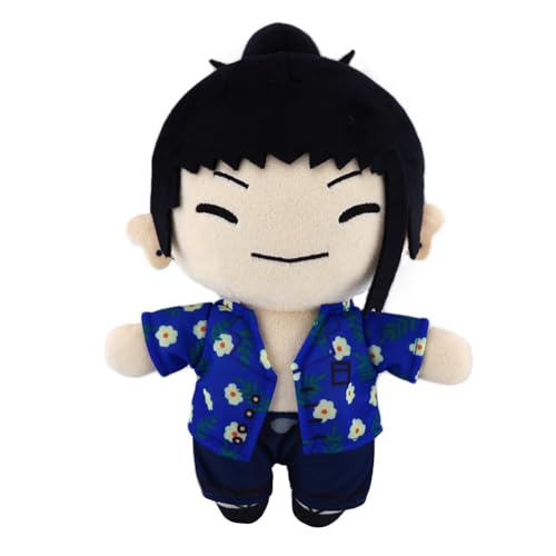 Xinchangda JJK Gojo Satoru Soft Figure Geto Suguru Plüsch Schlüsselanhänger 12cm/23cm JJK Anime Plüsch Kissen Nette Cartoon Anhänger Home Decoration von Xinchangda