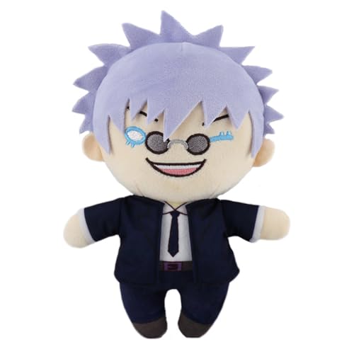 Xinchangda JJK Gojo Satoru Weiche Figur Geto Suguru Plüsch Schlüsselanhänger 12cm/23cm JJK Anime Stofffiguren Kissen Niedlicher Cartoon-Anhänger Heimdekoration von Xinchangda