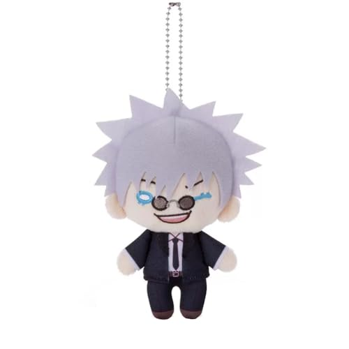Xinchangda JJK Gojo Satoru Weiche Figur Geto Suguru Plüsch Schlüsselanhänger 12cm/23cm JJK Anime Stofffiguren Kissen Niedlicher Cartoon-Anhänger Heimdekoration von Xinchangda