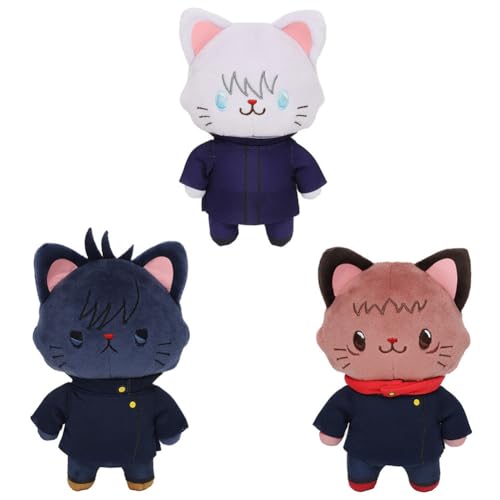 Xinchangda JJK Plüschfigur Gojo Satoru Weiche Figur Katze Version 15cm Fushigura Megumi Anime Stofffiguren Baumwolle Figur Umarmung Kissen Sofa Heimdekoration Xinchangda JJK Plüschfigur Gojo Satoru Weiche Figur Katze Version 15cm Fushigura Megumi Anime Stofffiguren Baumwolle Figur Umarmung Kissen Sofa Heimdekoration von Xinchangda