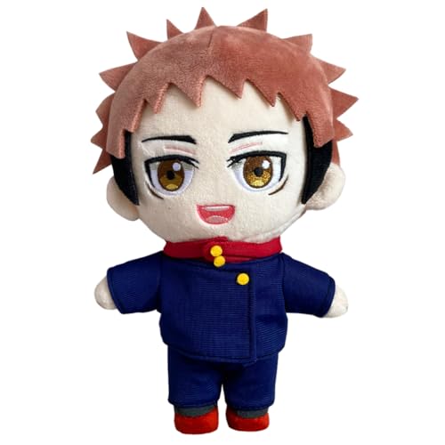 Xinchangda JJK Ryomen Sukuna Plüsch Anime Stofffigur Itadori Yuji Weiche Figur Baumwolle Figur Kissen Cartoon Umarmungskissen Sammlerstücke Sofa Heimdekoration von Xinchangda