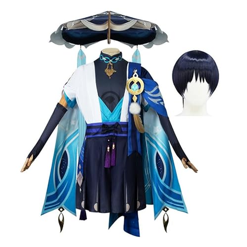 Xinchangda Kaeya/Wanderer/Arataki Itto/Eula/Faruzan Cosplay Kostüm, Anime Role-Playing Uniform Set Halloween Party Dress Up Suit, Game Cosplay Kostüm für Mann Frau von Xinchangda