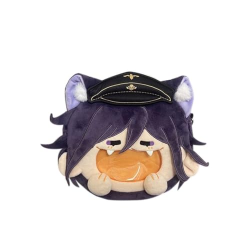 Xinchangda Kokichi Oma Cosplay-Tasche, Anime-Plüsch-Umhängetasche, kann Abzeichen Cartoon JK Cosplay Schulter-Rucksack Fan Anime Geburtstagsgeschenk von Xinchangda