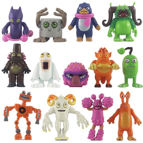 Xinchangda My Singing Monsters Figuren-Set, 13-teilig, Cartoon-Charakter-Modell, 4,5–9 cm, PVC-Kollektion, Actionfigur, Statue, Kuchendekoration, Ornamente, Schreibtischdekoration, Geschenk für Fans Xinchangda My Singing Monsters Figuren-Set, 13-teilig, Cartoon-Charakter-Modell, 4,5–9 cm, PVC-Kollektion, Actionfigur, Statue, Kuchendekoration, Ornamente, Schreibtischdekoration, Geschenk für Fans von Xinchangda