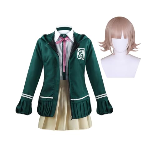 Xinchangda Nanami ChiaKi Cosplay Kostüm für Frauen Spiel Nanami ChiaKi Cosplay Full Set, Halloween Weihnachten Party Uniformen Anzug von Xinchangda