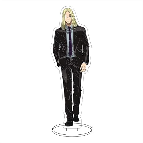 Xinchangda Sakamoto Taro Anime Acryl-Ständer, Figur, 16 cm, Osaragi Asakura Shin Actionfigur, doppelseitig, Acryl, Präsentationsständer, Desktop-Dekoration, Sammlerstücke von Xinchangda