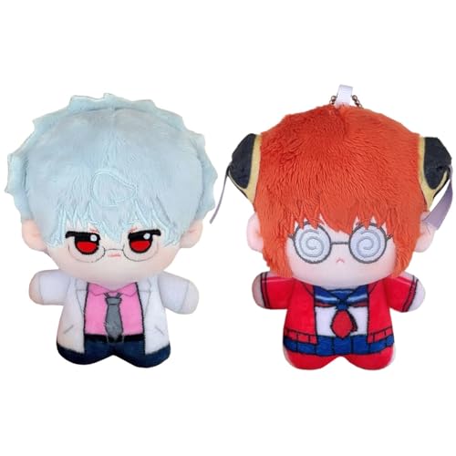 Xinchangda Sakata Gintoki Kissen-Figur, Anime-Charakter, Kagura, weiches Kissen, gefülltes Kissen, Anime-Figur, 10 cm Xinchangda Sakata Gintoki Kissen-Figur, Anime-Charakter, Kagura, weiches Kissen, gefülltes Kissen, Anime-Figur, 10 cm von Xinchangda