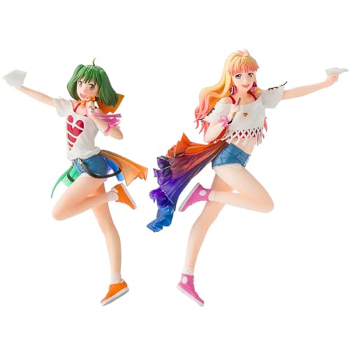 Xinchangda Sheryl Nome und RankaLee Actionfiguren, Original-Malfigur, Stehposition, Anime-Illustrationsfigur, Modell, Desktop-Kollektionen, 2 Stück von Xinchangda