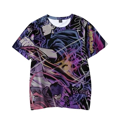 Xinchangda Sung Jin Woo T-Shirt Cha Hae-In Anime, kurzärmelig, Anime-Druck, Peripherie, kurzärmlig, lockere Manga-Geschenke Xinchangda Sung Jin Woo T-Shirt Cha Hae-In Anime, kurzärmelig, Anime-Druck, Peripherie, kurzärmlig, lockere Manga-Geschenke von Xinchangda
