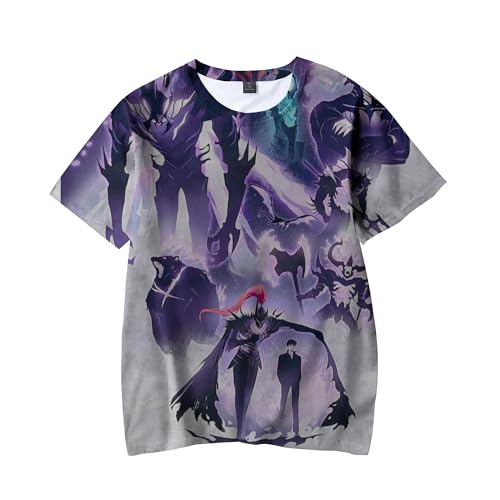 Xinchangda Sung Jin Woo T-Shirt Cha Hae-In Anime, kurzärmelig, Anime-Druck, Peripherie, kurzärmlig, lockere Manga-Geschenke Xinchangda Sung Jin Woo T-Shirt Cha Hae-In Anime, kurzärmelig, Anime-Druck, Peripherie, kurzärmlig, lockere Manga-Geschenke von Xinchangda