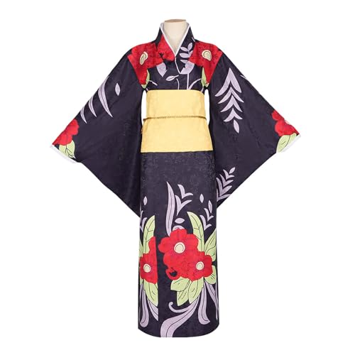 Xinchangda Tamayo Cosplay Kostüm, Anime Premium Frauen Mädchen Kimono Outfit Anzug für Damen Halloween Karneval Anzug Full Set Dress Up Lang von Xinchangda
