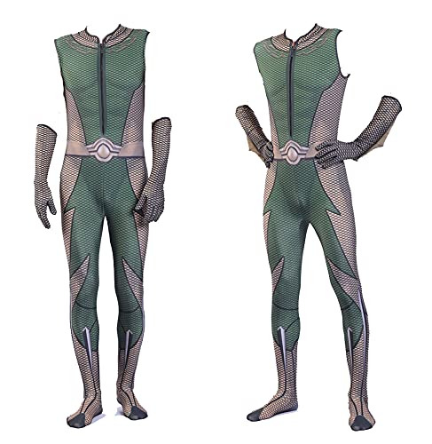 Xinchangda The Boys Homelander Cosplay Jumpsuit The Deep The Trainer Starlight Cosplay Kostüm Bodysuit Uniform Komplettes Set für Erwachsene Kinder Halloween Karneval Outfits, Die Tiefe, 170/180 cm von Xinchangda