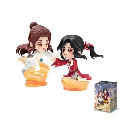 Xinchangda Tian Guan Ci Fu Figuren, 2 Stück, Xie Lian und Hua Cheng, Actionfigur, PVC-Statue, Modell, Sammlerstück, Desktop-Ornamente, Geburtstag Xinchangda Tian Guan Ci Fu Figuren, 2 Stück, Xie Lian und Hua Cheng, Actionfigur, PVC-Statue, Modell, Sammlerstück, Desktop-Ornamente, Geburtstag von Xinchangda