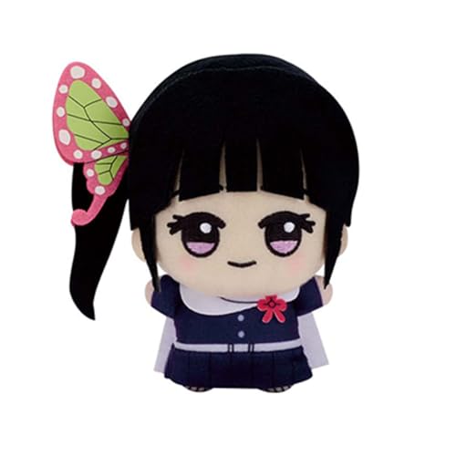 Xinchangda Tokitou Muichirou Plüsch Figur Iguro Obanai Soft Figure 10cm Kanroji Mitsuri Anime Stuffed Figure Niedliches Schlüsselanhänger für Backpack Ornamente von Xinchangda